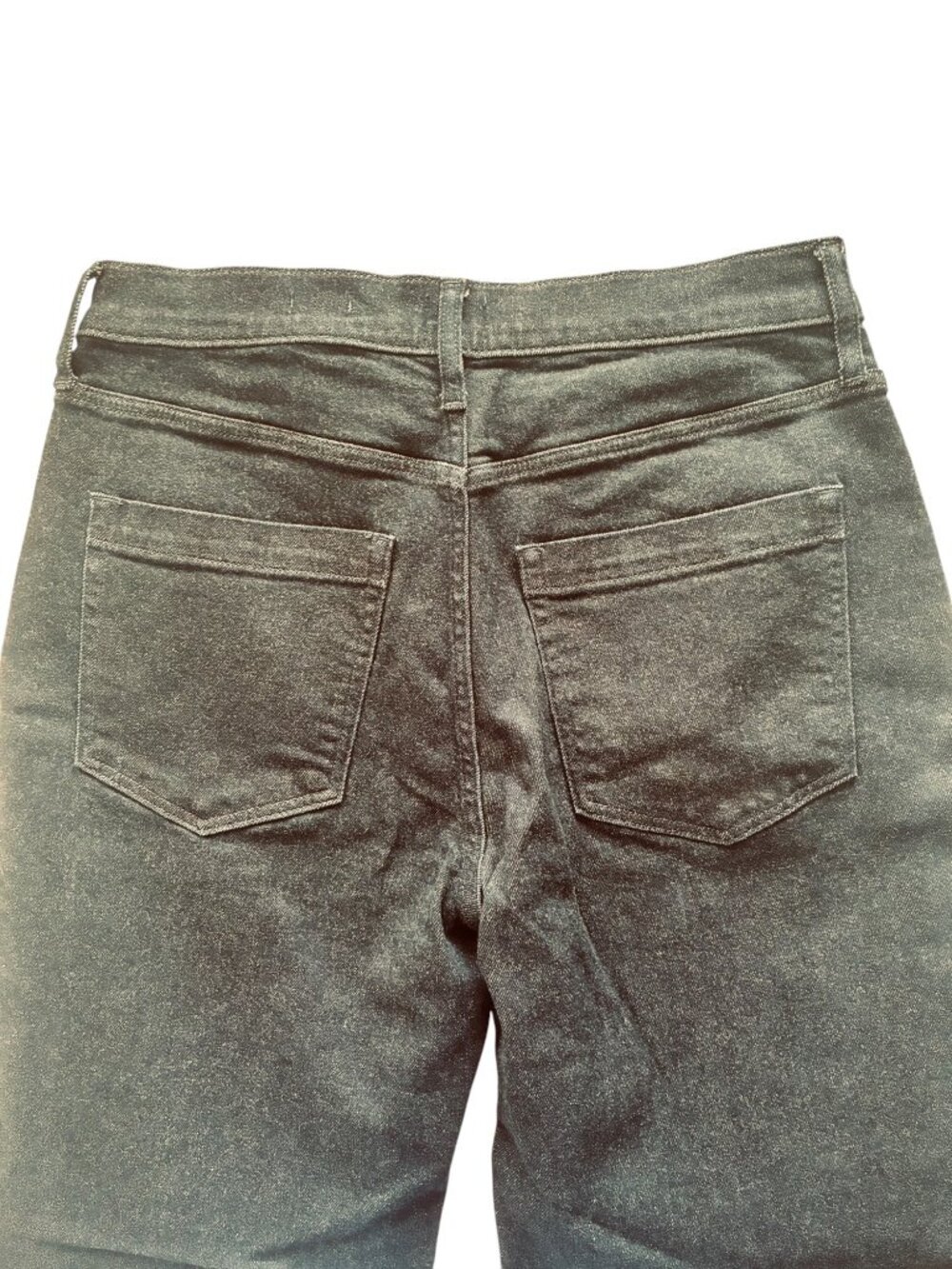 J.Crew High-Rise Trouser Jeans Premium Edition 30T Pintuck Dark Blue Work VGUC - Picture 5 of 15